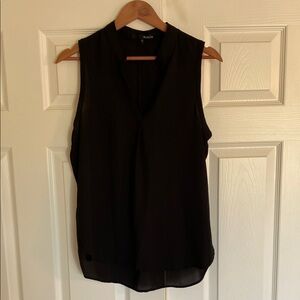 Ro & De Black Sleeveless Blouse Relaxed Fit